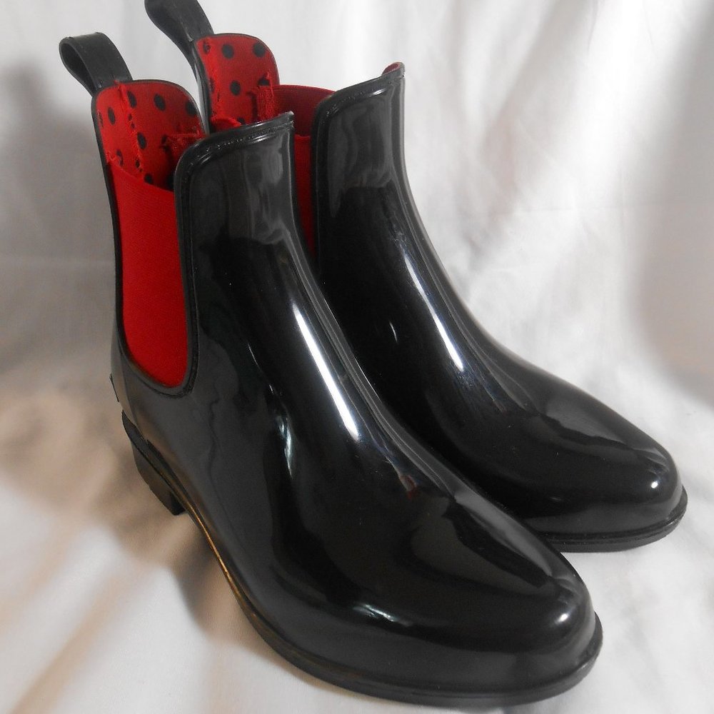 Women Ralph Lauren Tally Chelsea Rain Booties, "5"